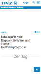 Mobile Screenshot of dvz.de